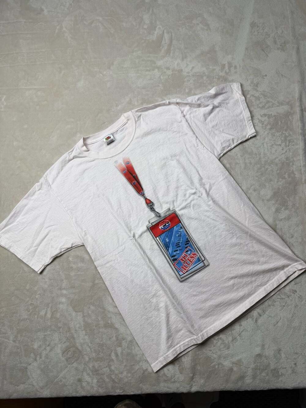 Fruit of the Loom All Access Race Tour Graphic T-Shirt Size L